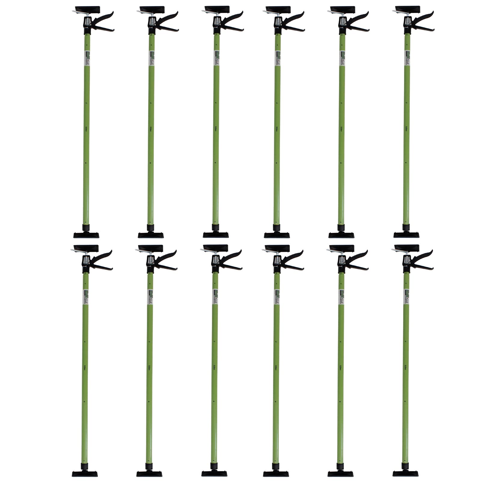 TRUTZHOLM 12x Profi Einhandstütze Deckenstütze 115-290 cm 30 kg Traglast