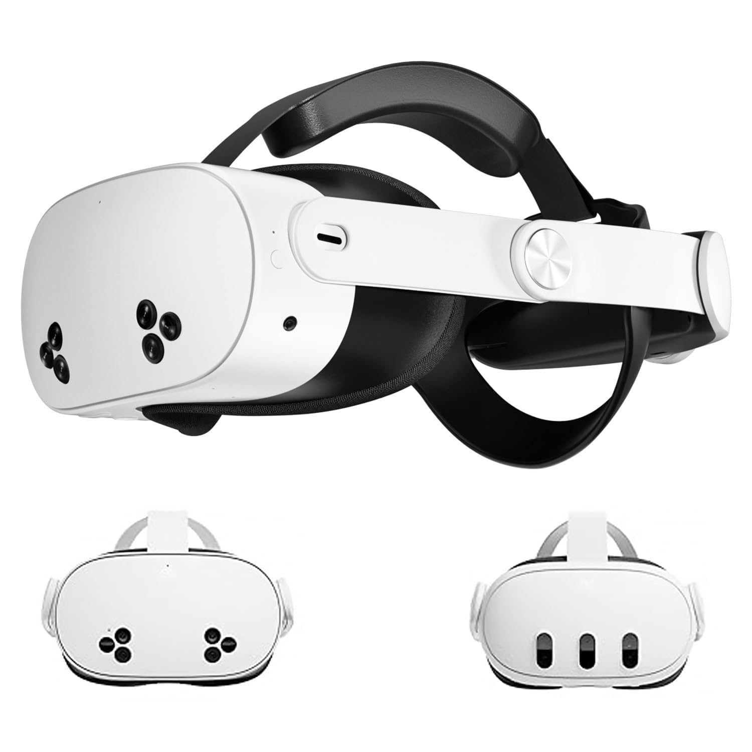 Saqico Elite Head Strap for Meta Quest 3/3S, Enhanced Adjustable Replacement Strap for Quest 3/3S VR Headsets, VR Accessories (No VR Headset Included)-image-34