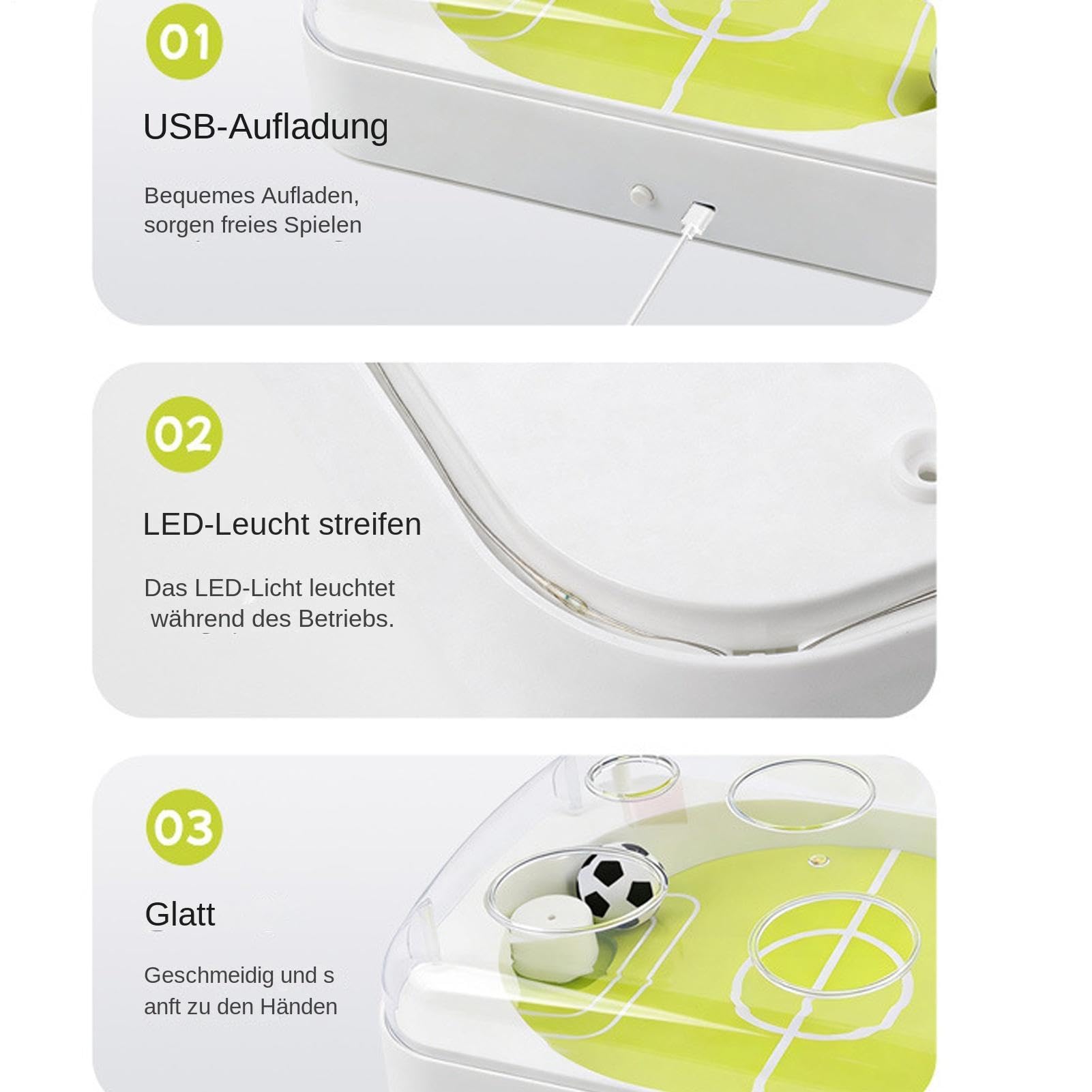 Generisch Interactive Cat Toy - Ball Interactive Soccer Pet Games Catnip