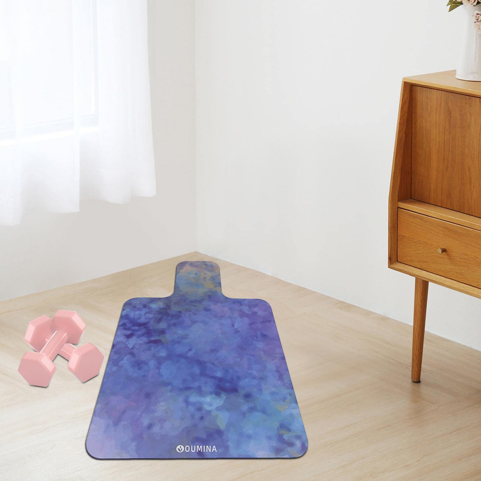 Asciugamano Pilates Reformer Machine, Yoga Pad Assorbimento del Sudore Tappetino da Meditazione, Tappetino Palestra Fitness Lavabile in Pelle