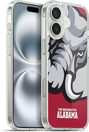 Miniatura 195 de Head Case Designs Funda de gel con logotipo oficial de la Universidad de Alabama UA [protección de grado militar] compatible con Apple iPhone 11