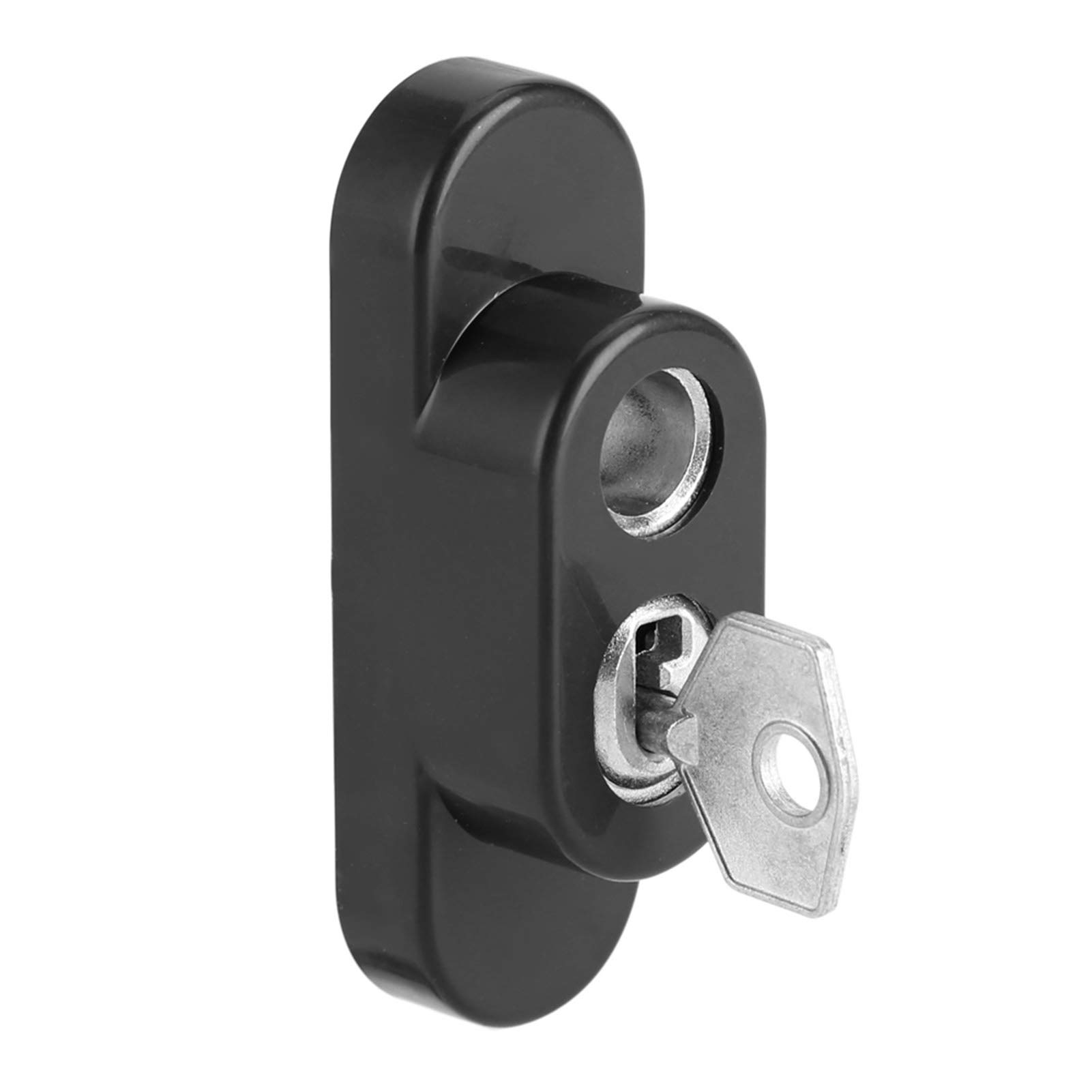 Serratura di sicurezza per porte e finestre, per bambini, colore nero