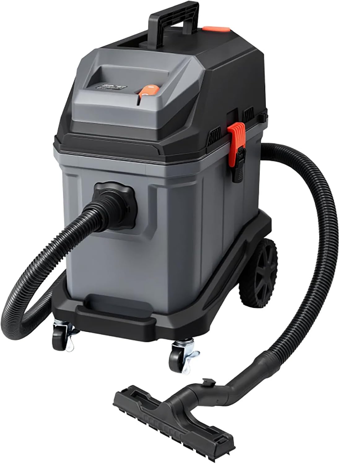 Commercial Shop Vac, 11 Gallon Wet Dry Shop Vacuum, 5.5 Peak HP Portable with One-Button Self-Cleaning, 1350W Input, 1.25in x 7ft Hose, 20ft Cord, Industrial-Grade for Jobsite, Workshop