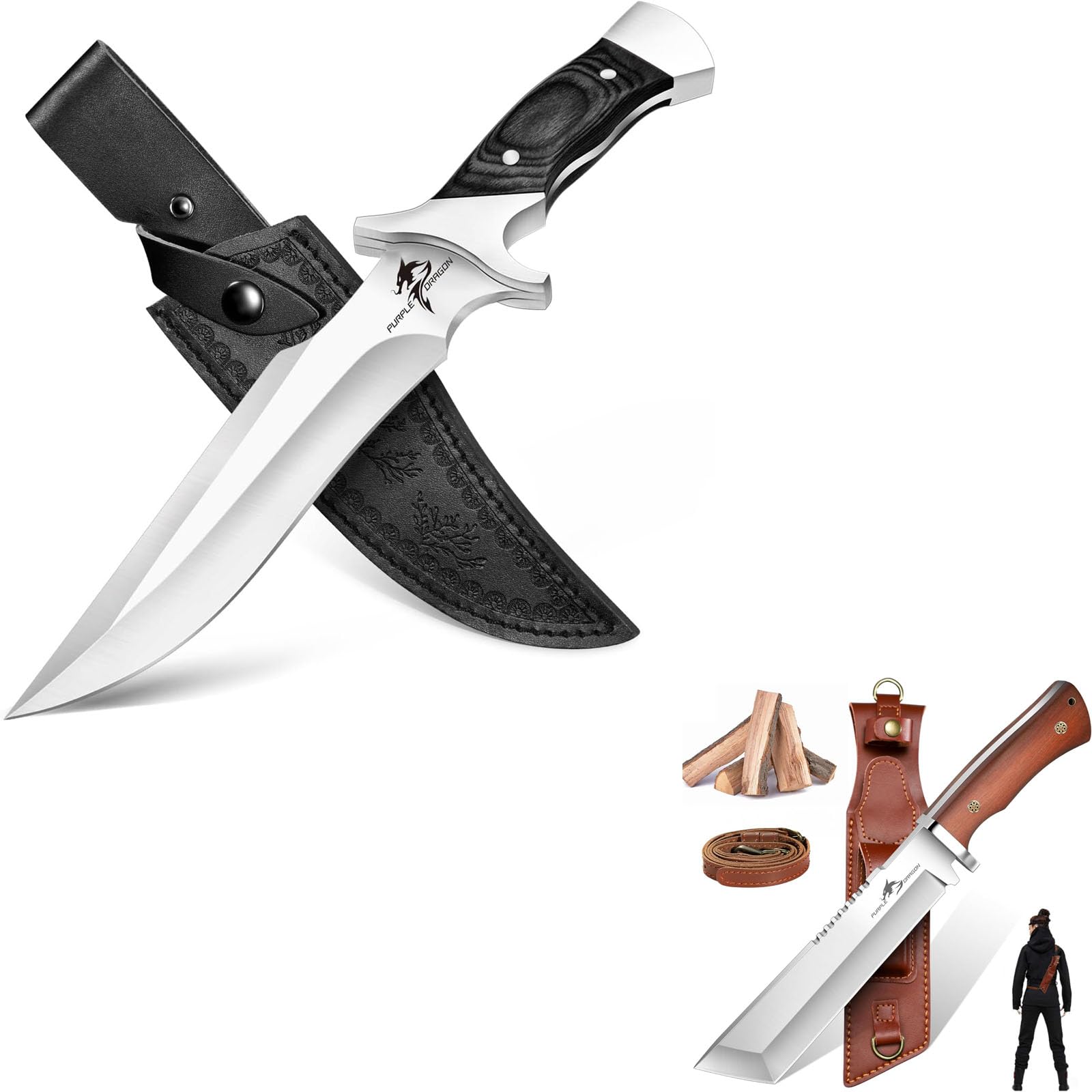 Purple Dragon Großes Messer Outdoor Messer Survival