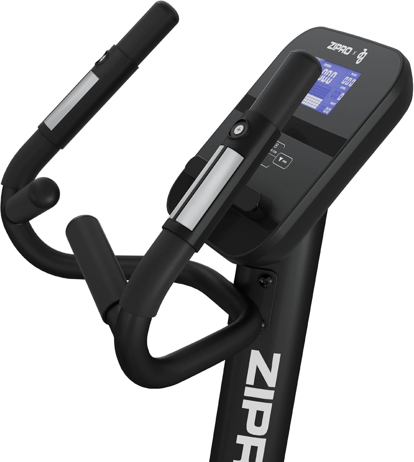 Close-up of the ZIPRO Strike console and handlebars