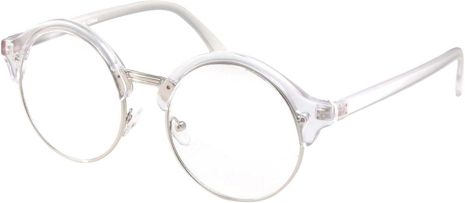 grinderPUNCH Non Prescription Fashion Eyeglasses Round