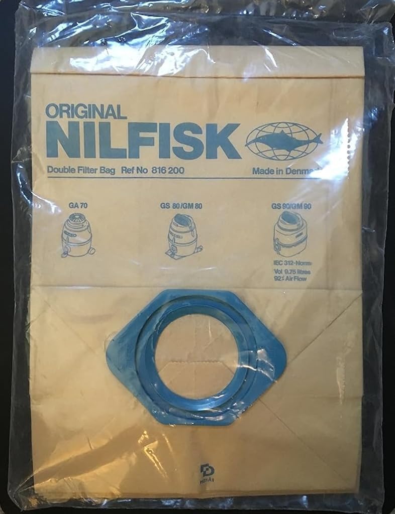 Original Nilfisk 816200 Double Filter Vacuum Bag – High-Filtration Replacement Bag