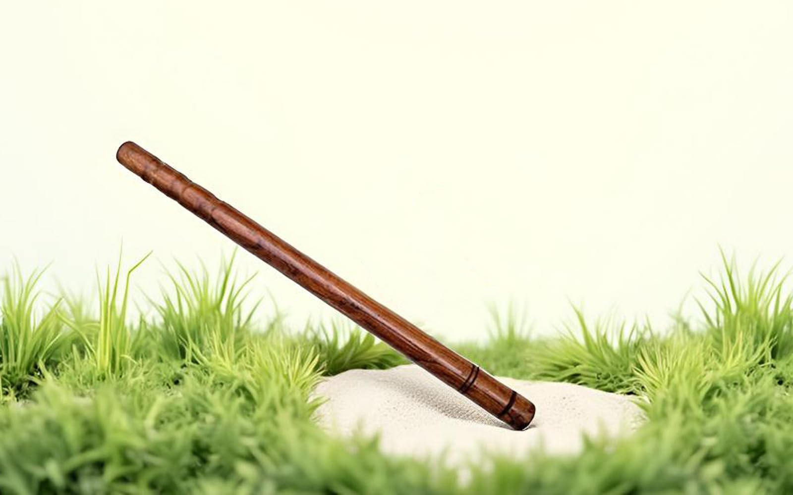 Handmade Natural Wood Massage Stick - Therapy-Grade Muscle Roller for Myofascial Release, Yoga & Physiotherapy (21 inches Long)