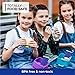 Thrive Flexible Ice Packs for Lunch Boxes - Set of 4, Green & Blue Geometric Prints - Gel Inserts for Lunch Bags & Coolers - Long-Lasting Cooling
