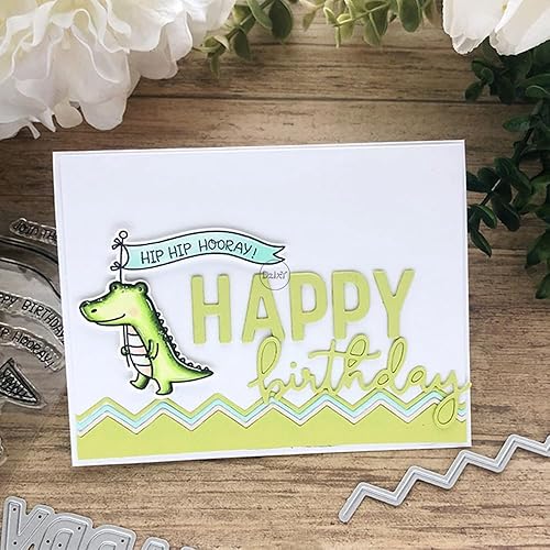 Vista 19 de DzIxY Shadow Just Note - Troqueles de corte de metal para hacer tarjetas, kit de álbumes de recortes, papel en relieve, troquelados, plantillas de 40