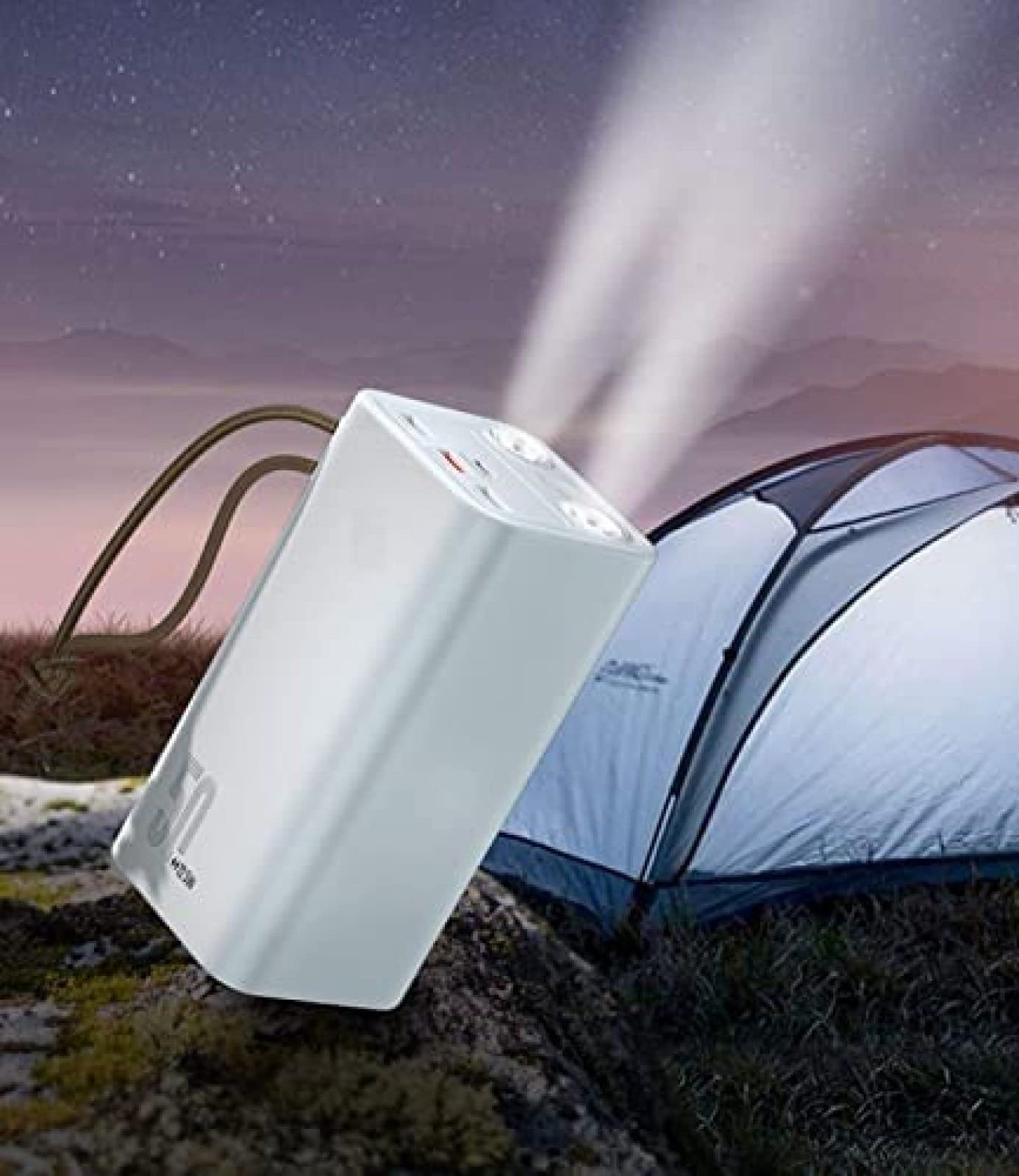 Power Bank 50000Mah Gran Capacidad 22.5W Carga Rápida Powerbank Cargador De Batería Externo Batería De Repuesto Teléfono Batería Auxiliar,Blanco