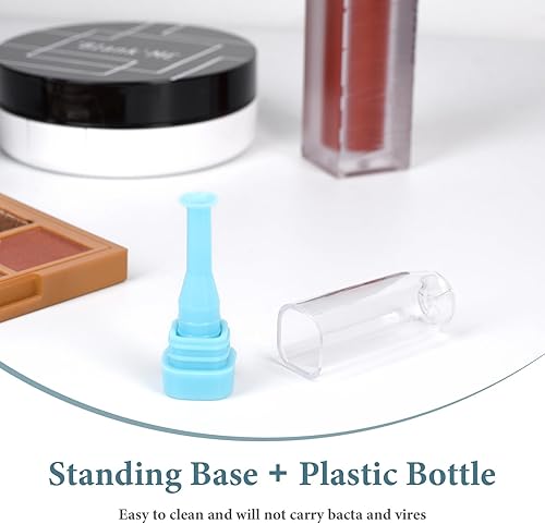 Miniatura 6 de Paquete de 10 removedor de lentes de contacto duro e inserción herramienta para lentes RGP y esclerales - Ventosa de émbolo (azul)