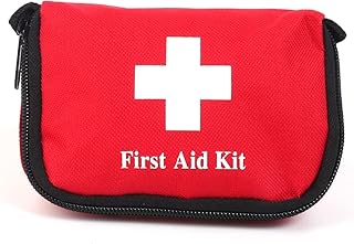 Jipemtra Medical Small First Aid Kit Empty First Aid Pouch Small for Hiking Backpacking Camping Travel Car Cycling Protect Your Supplies for All Outdoor Adventures