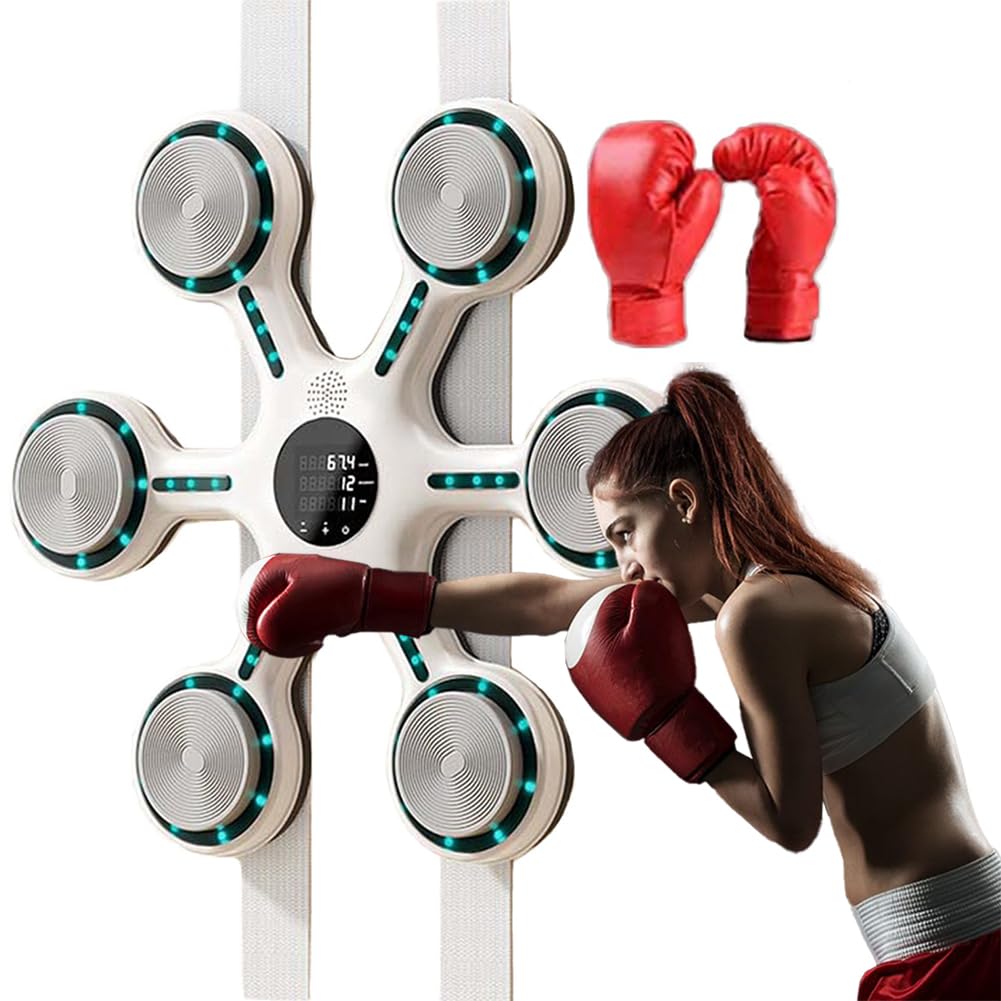 Cible de boxe Bluetooth intelligente avec coussinets d'entraînement à domicile