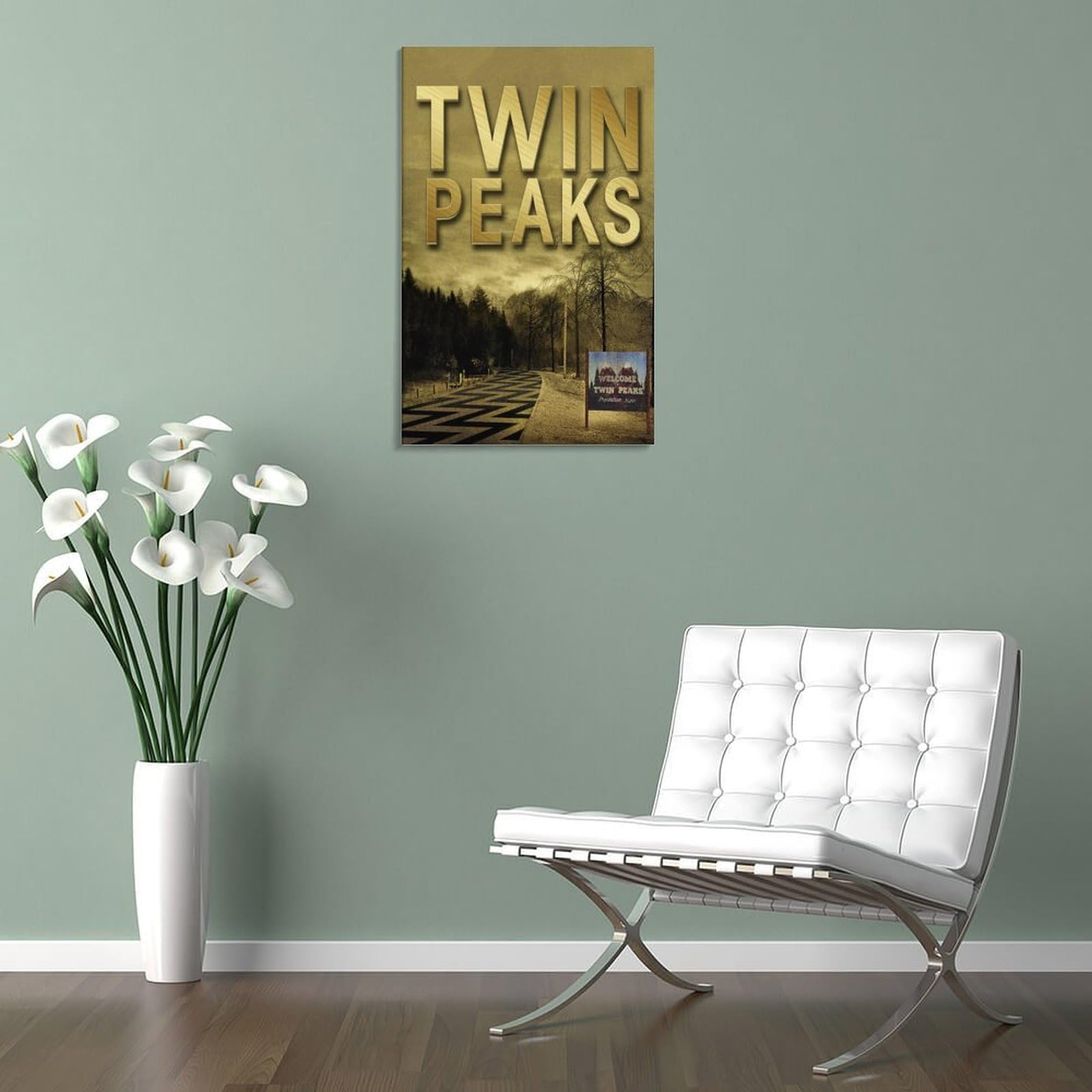 Poster Sur Toile Twin Peaks – Série TV Classique, Format 30 X 45 Cm, Sans Cadre, Décoration Murale