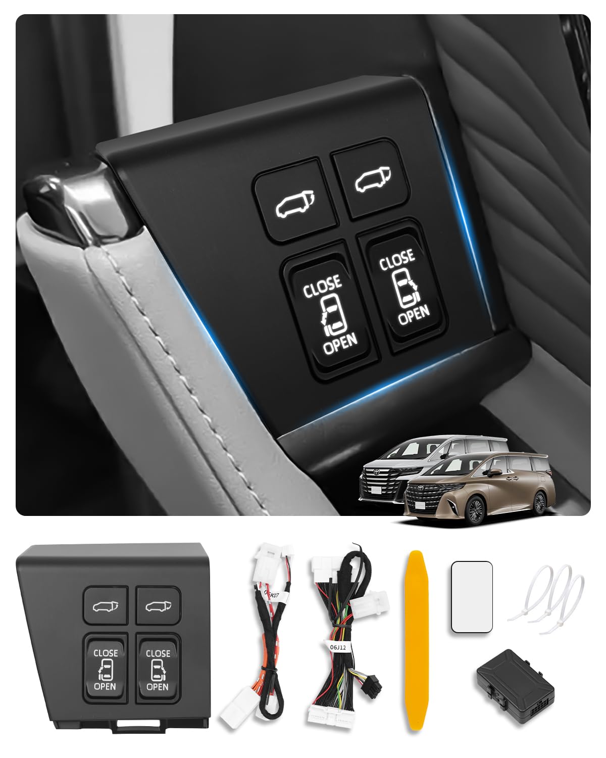 Amazon.co.jp: 新型 アルファード/ヴェルファイア 40系 運転席増設ドア