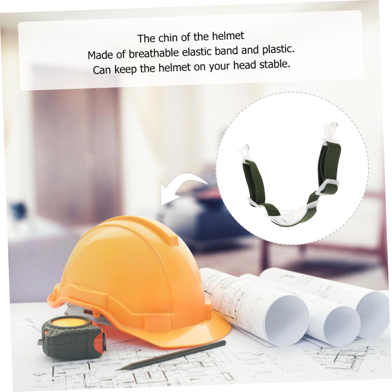 ABOOFAN 5 Sätze Verstellbarer Kinnriemen Für Sicherheitshelm Elastisches Band Für Bauhelm Kompatibel Mit Meisten Industriellen Helmen Ergonomisches Design Für Hohen 2 Stück * 5