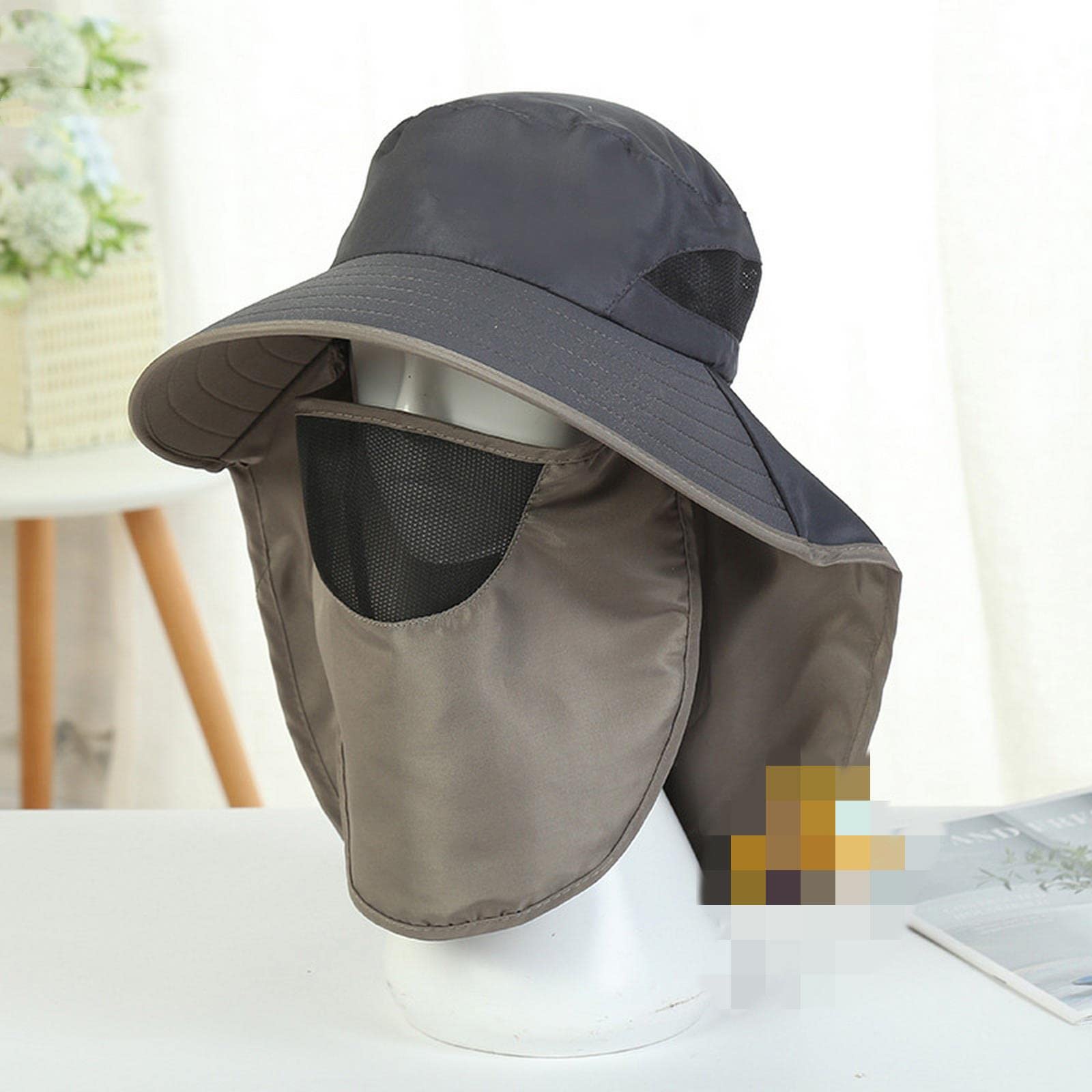 Cappello a secchiello Cappelli da Sole Estivi Protezione Cappelli da Pesca All'aperto Per Gli Uomini Donne Escursionismo Visiera Pesca Cappello