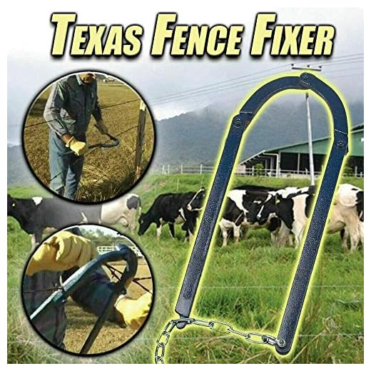 TIFALEX Fence Repair Tool Texas Fence Fixer Repair Tool for Garden Fence,Chain Fence Strainer,Fence Fixer Tool Fence Energiser Repair Tool,Manual Patch Garden Fence Fixer Stretcher Tensioner