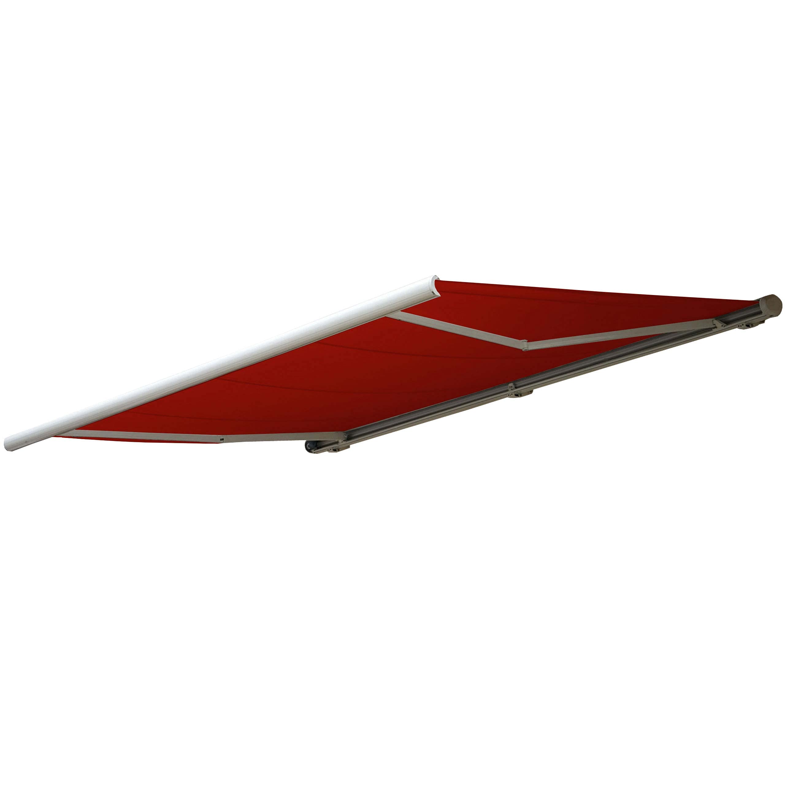 Mendler Ersatz-Bezug für Markise T124, Vollkassette Ersatzbezug Sonnenschutz 5x3m - Polyester Bordeaux-rot