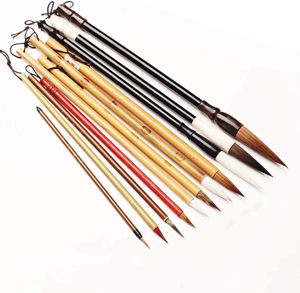 Calligraphy Brush,Sumi Brushes,Chinese Brush,Writing Brush,Chinese Calligraphy Brush Calligraphy pens Brush pens Watercolor Watercolor Sumi Drawing Brush Writing Painting Pack