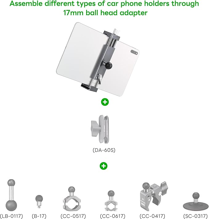 Soporte para iPad FANAUE con cabeza de bola de 17mm miniatura 5