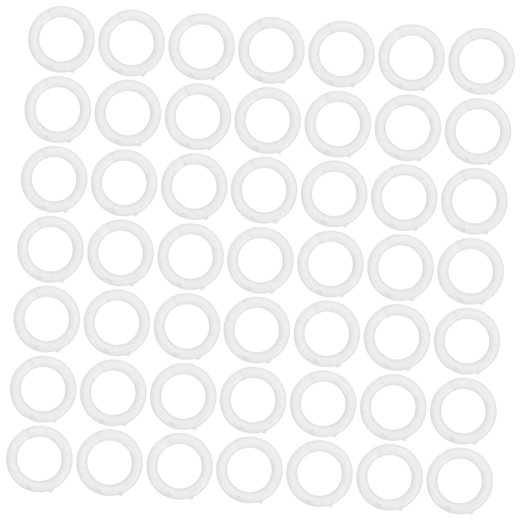 SOLUSTRE 100pcs Clear Plastic Curtain for Roman Shades Replacement Hardware for Blinds Crafts Versatile Accessories for Home Decor Projects Elegant Discreet Design
