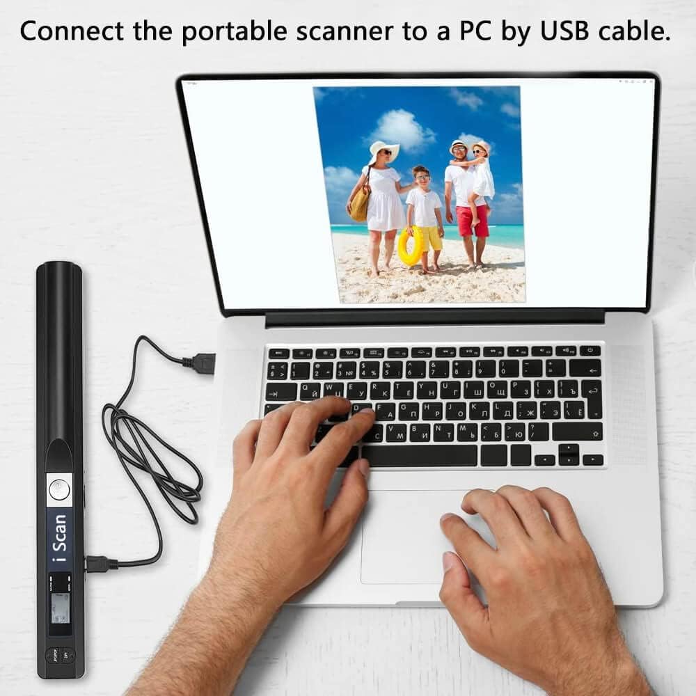 Portable Scanner, Pictures Pages Texts Scanner,Handheld Scanner ...