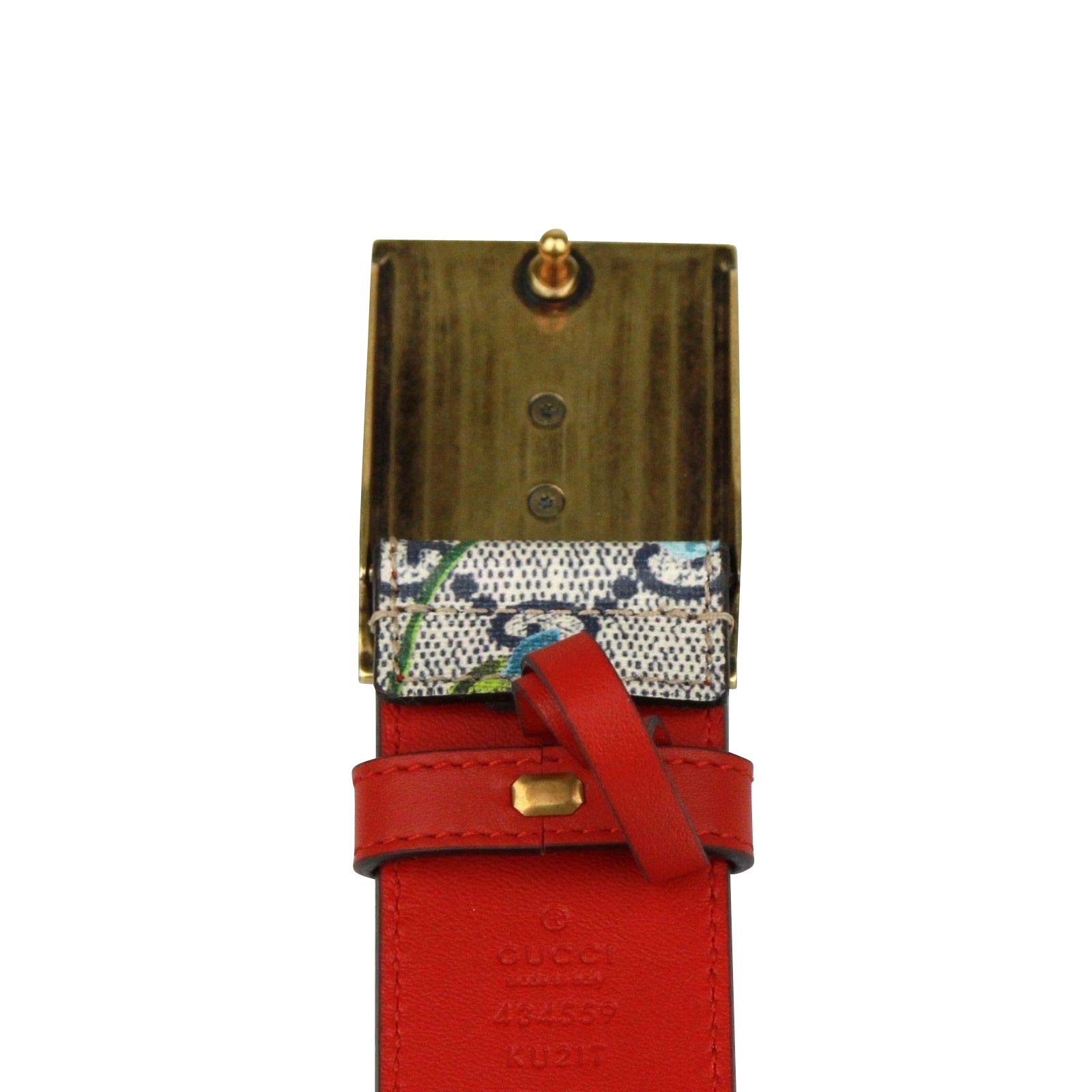 Gucci Unisex Gold Tiger Blue GG Supreme Coated Gucci GG Supreme Dionysus Tiger Head Medium – The Luxury  main image 4