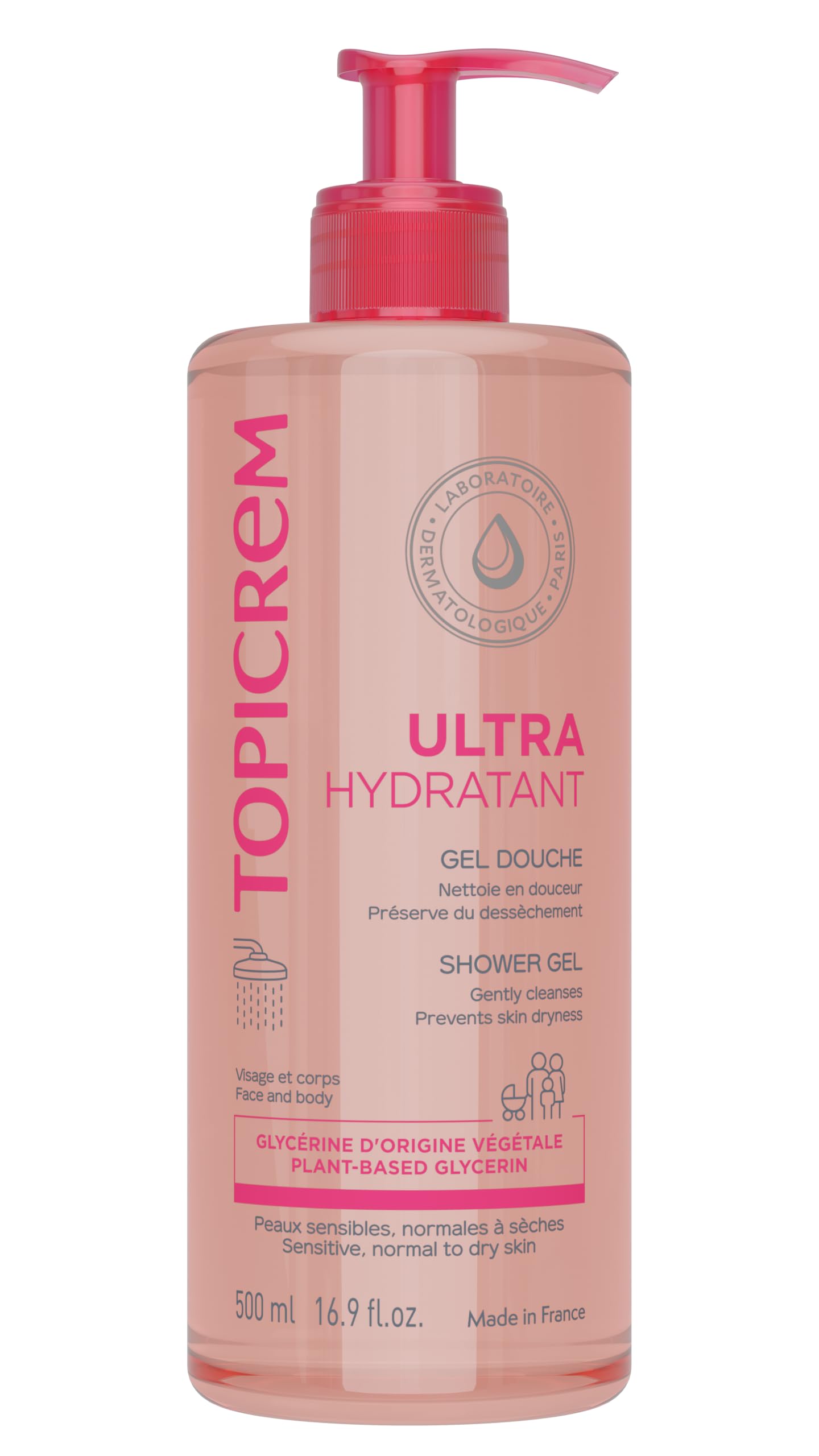 Topicrem Essentials Gentle Cleansing Gel Body & Hair 500ml
