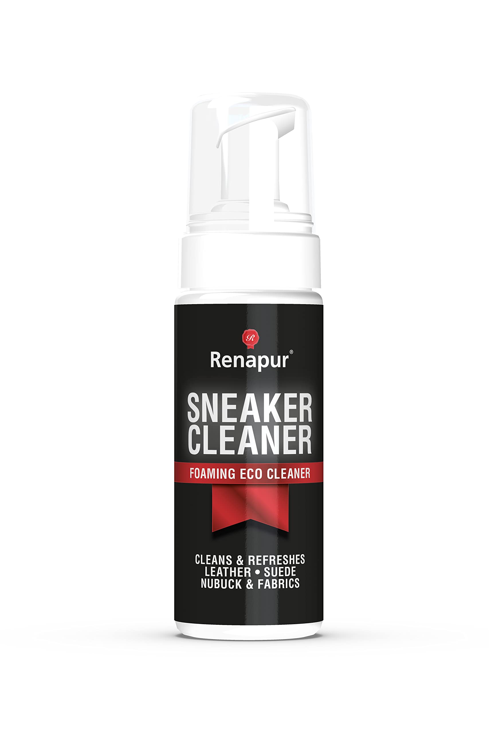 RenapurSneaker Cleaner (5.2 Fl.oz) - Natural foaming Cleaner for all your sneakers, trainers and kicks.
