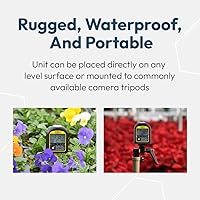 Vista 2 de Apogee Instruments DLI-400 PAR, Medidor de luz diaria integral y fotoperíodo - PAR 400-700 nm (solo luz del sol) Herramienta de medición de luz