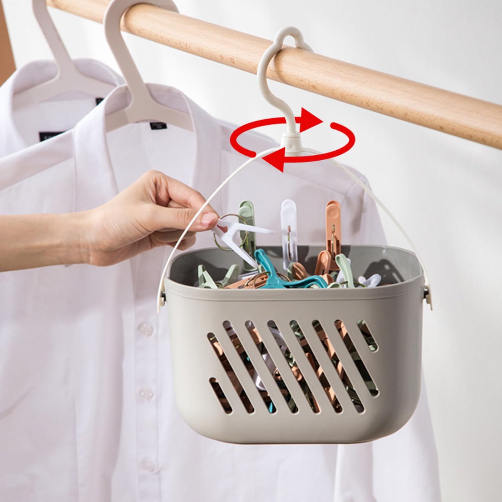 Duschkorb Aus Kunststoff Mit Griffen – Praktischer Organizer Für Bad, Küche & Wohnheim