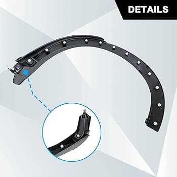 Amazon.com: SecosAutoparts Fender Plastic Trim, Rear Right