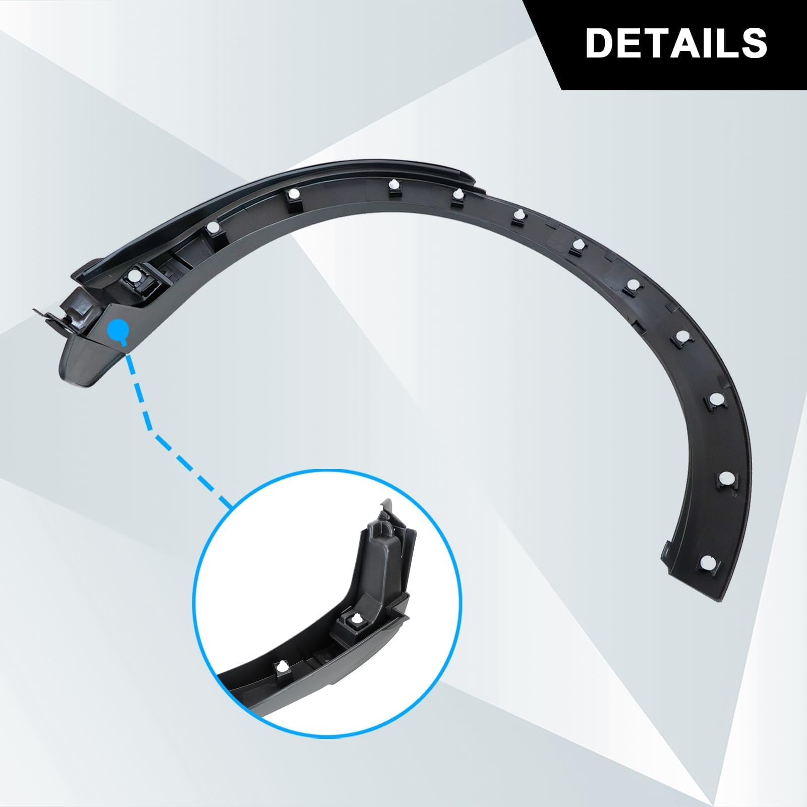 kamehaya519.8810 Amazon.com: SecosAutoparts Fender Plastic Trim, Rear Right Wheel