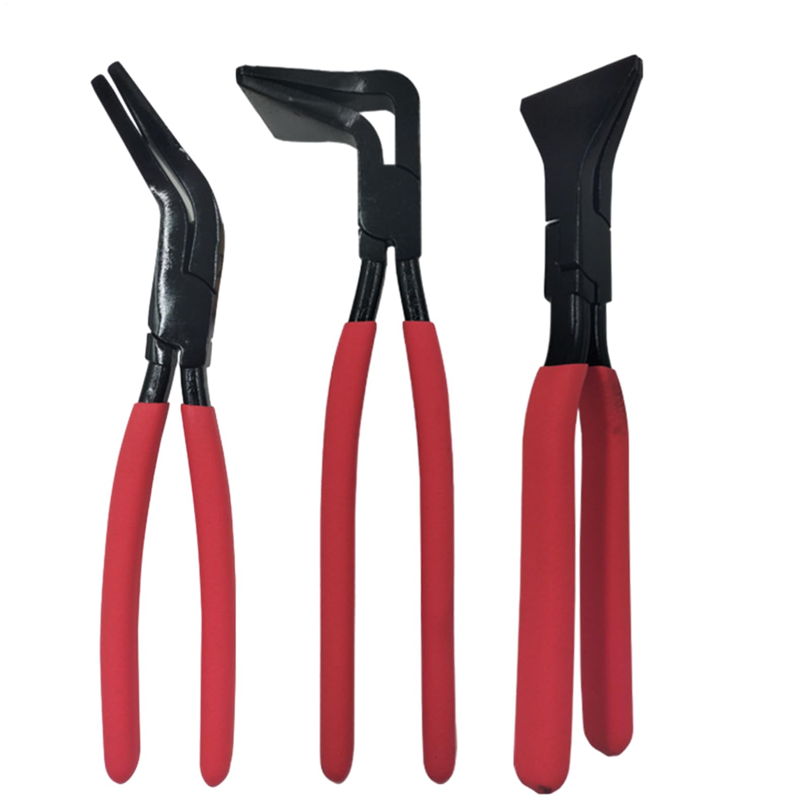 Zestaw Cęgów Blacharskich Zestaw 3 Sztuk Ręcznych Giętarek Do Blachy | Ergonomiczny Zestaw Szczypiec Do Zaginania Blachy do Prac Domowych Samochodowych Hydraulicznych i