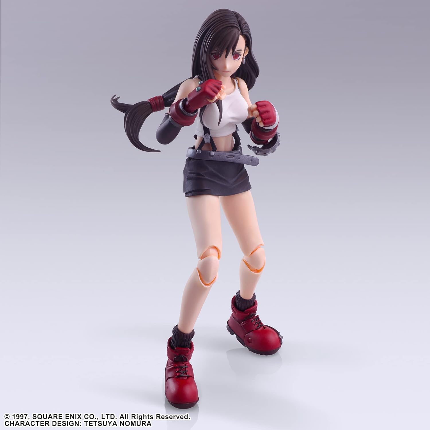 Square Enix Final Fantasy VII Bling Arts Tifa Lockhart PVC Pre-Painted Action Figure, Black, 4988601381734