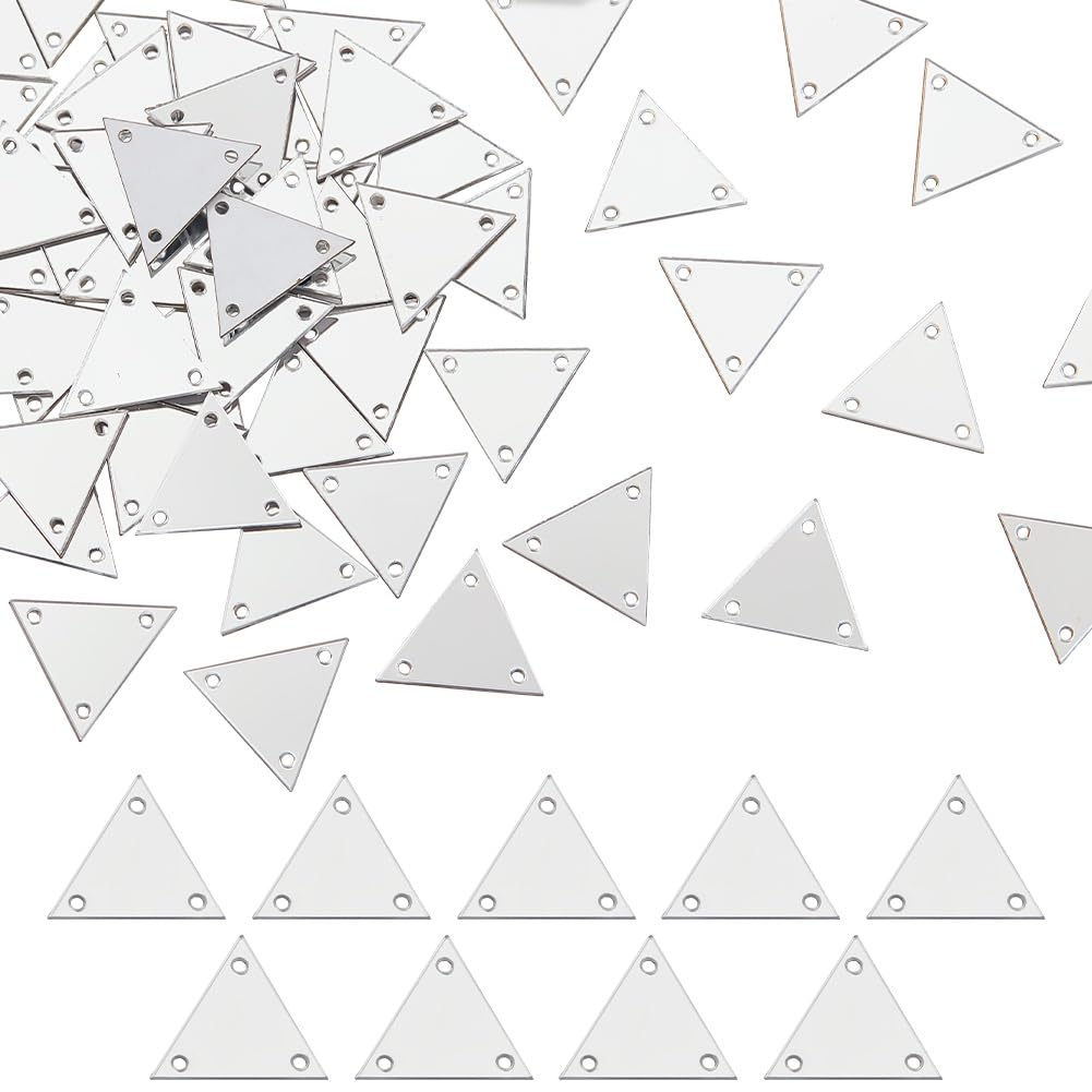 100 Stück Spiegel Strasssteine - Aufnähen Perlen Für Kleider