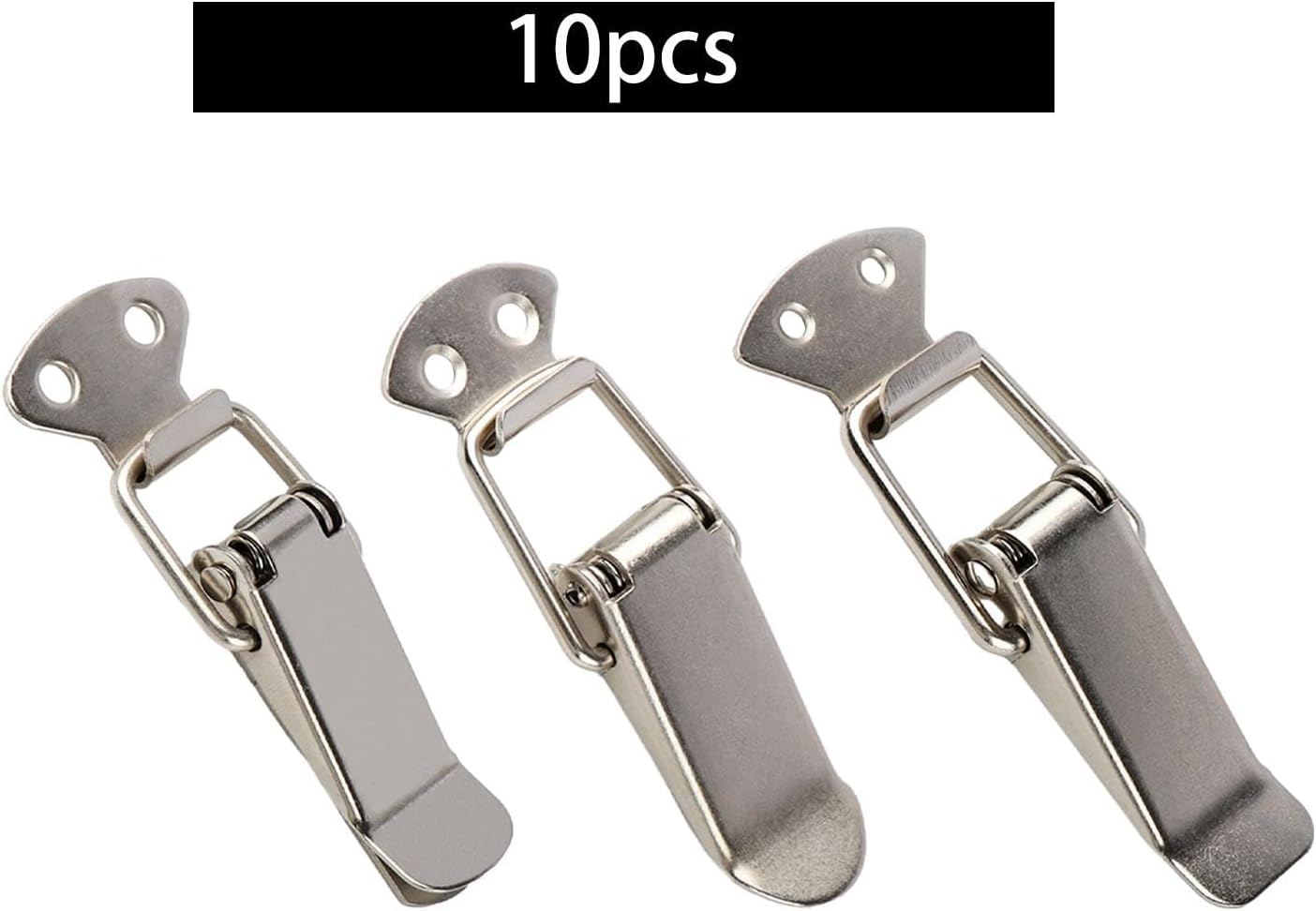 BNF® 10 Pieces Spring Loaded Toggle Latch Clasp Buckle Latch for Box Cabinet Case S-Home & Garden | Home Improvement | Building & Hardware | Doors & Door Hardware | Other Door Hardware