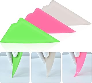 REEVAA Corner Squeegee Window Tint Tools Card Scraper Squeegee, 3 Hardness Plastic Triangle Squeegee Window Tint Squeegee for Car Wrapping Window Tinting Film Installation Application