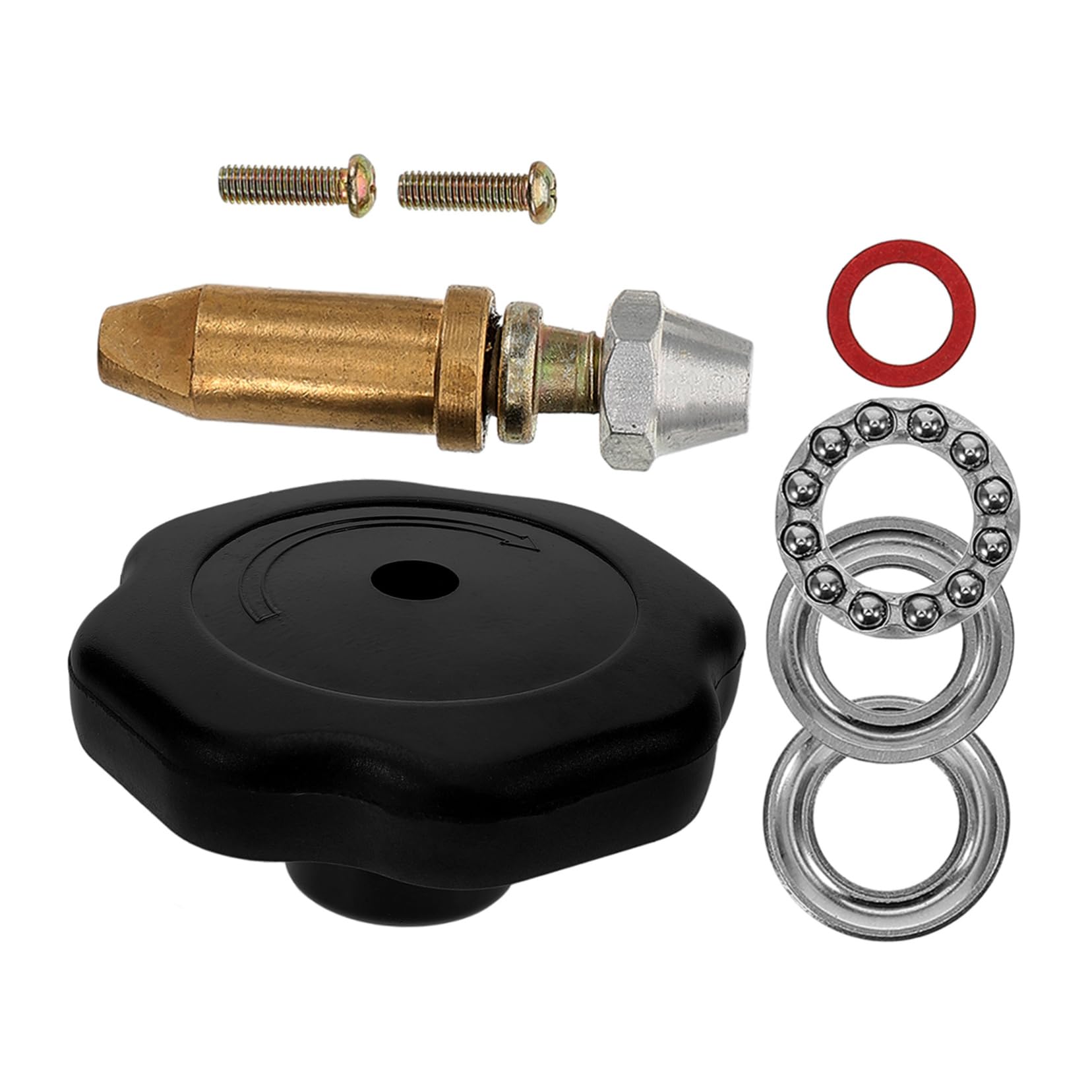 Uonlytech 2ensembles Soupape De Sécurité De Rechange pour Autocuiseur Valve De Décharge avec Bouton Et Roulement Accessoires Pratiques pour Cuisine Facile à Installer Nettoyer