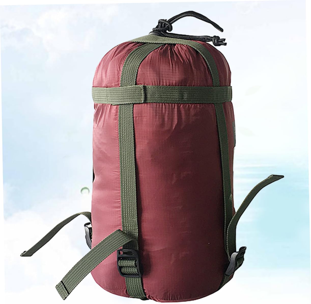 Toddmomy Sleeping Bag Compression Bag Compact Adult Sleeping Bag Liner Hiking Quilt Storage Bag Secure Straps