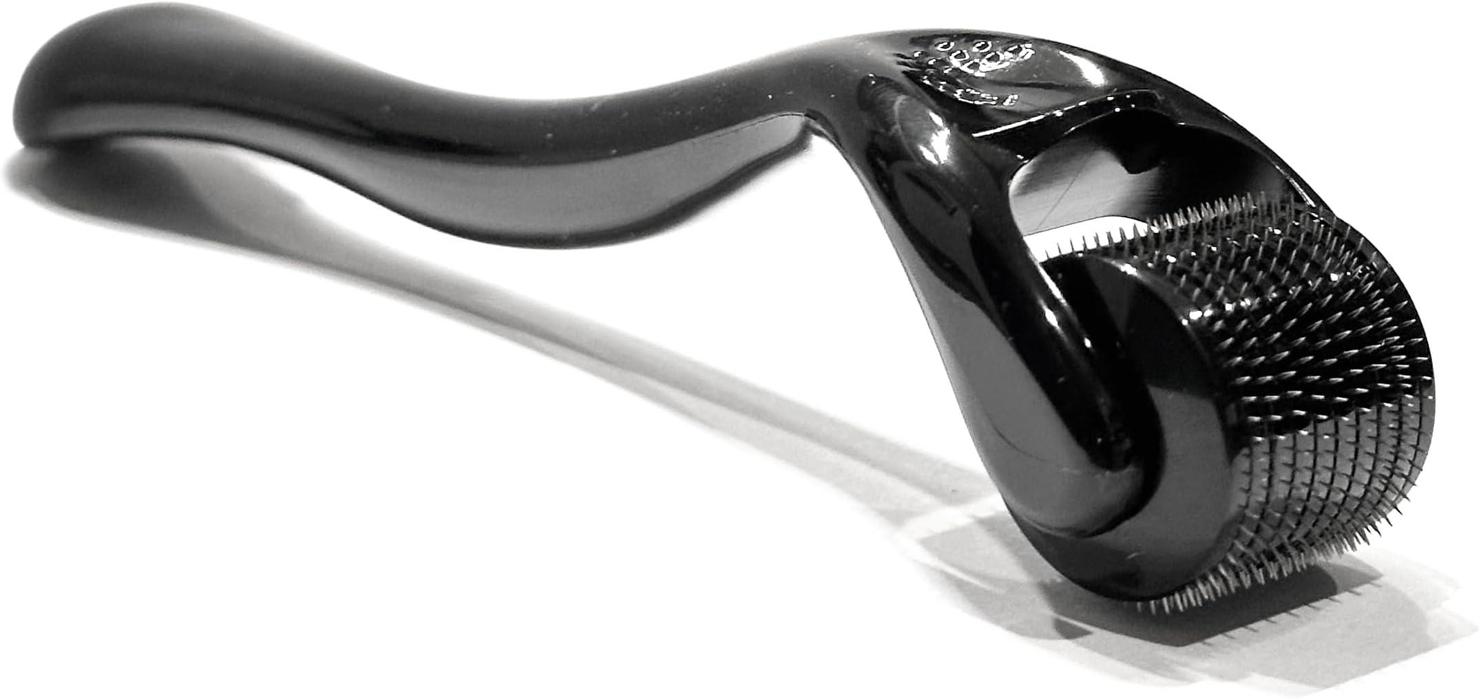 ROSELYNBOUTIQUE Derma Roller 0.25mm Titanium Microneedles - Microneedling Roller for Hair Facial Skin Beard Cosmetic Beauty (0.25 Black)