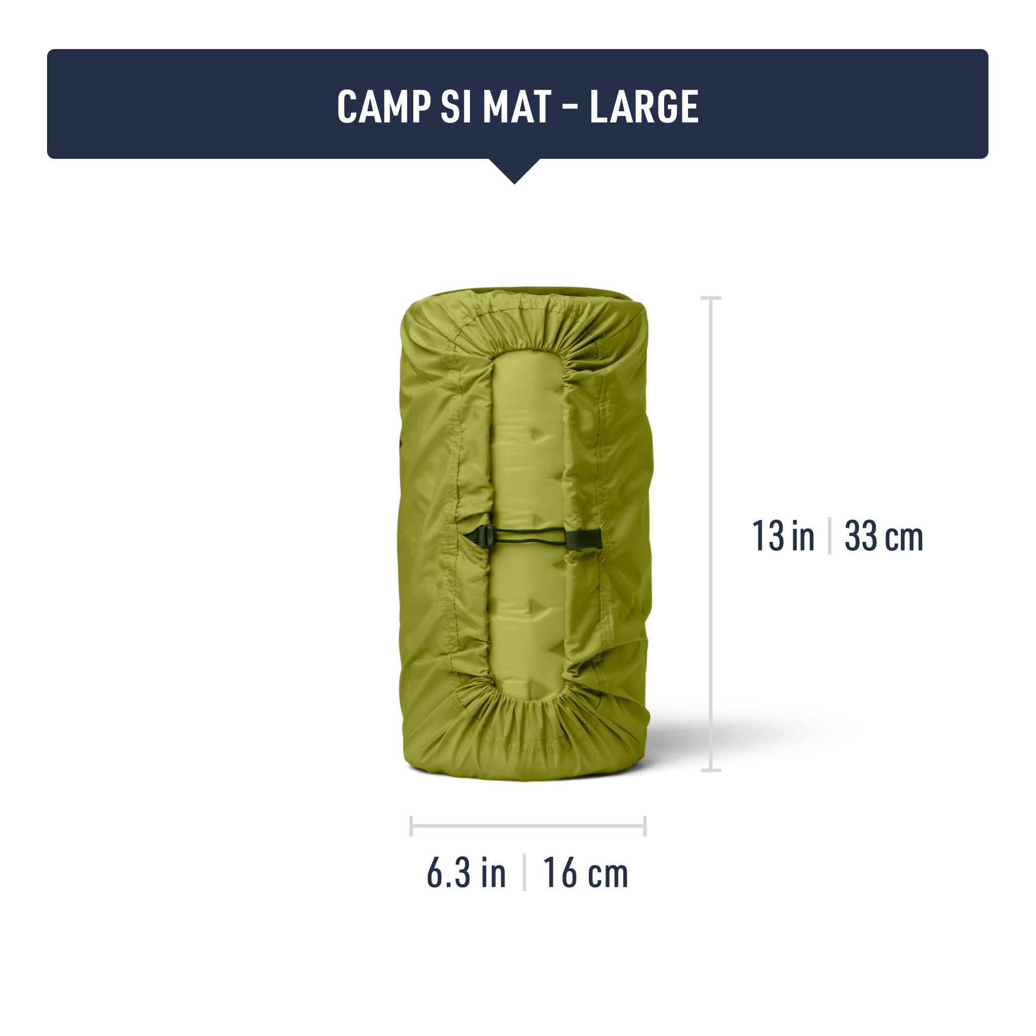 Sea to Summit Camp Tapis de couchage autogonflant en mousse pour camping et randonnée – Conique – Taille L (198 x 64 x 3,8 cm)