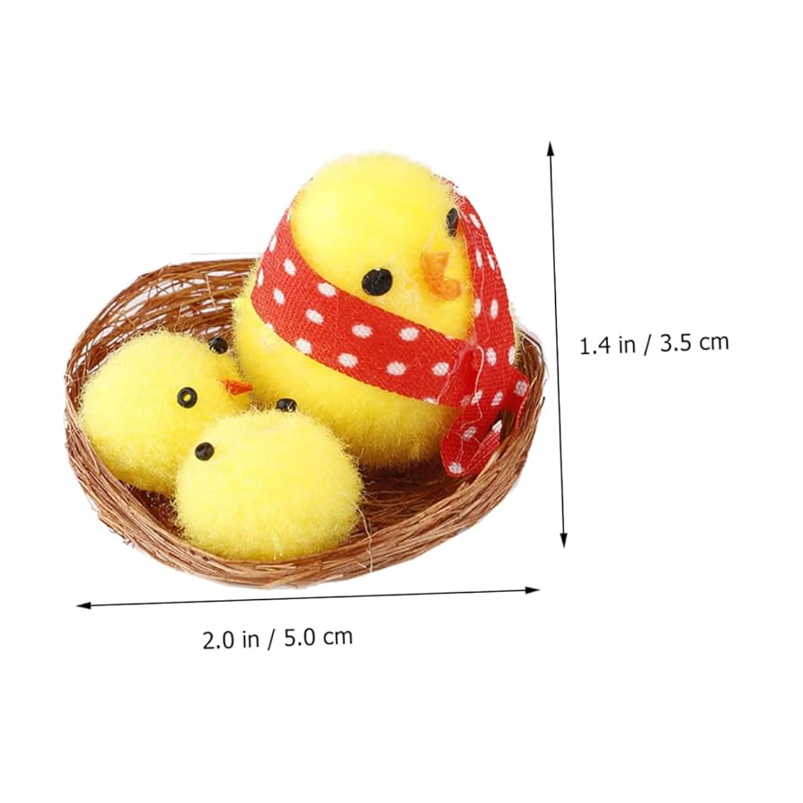 チッチのエッグバスケット☆ ひよこ　ぬいぐるみ　テディベア　イースター Amazon.co.jp: EXCEART 12個 イースターのひよこ スティッチ