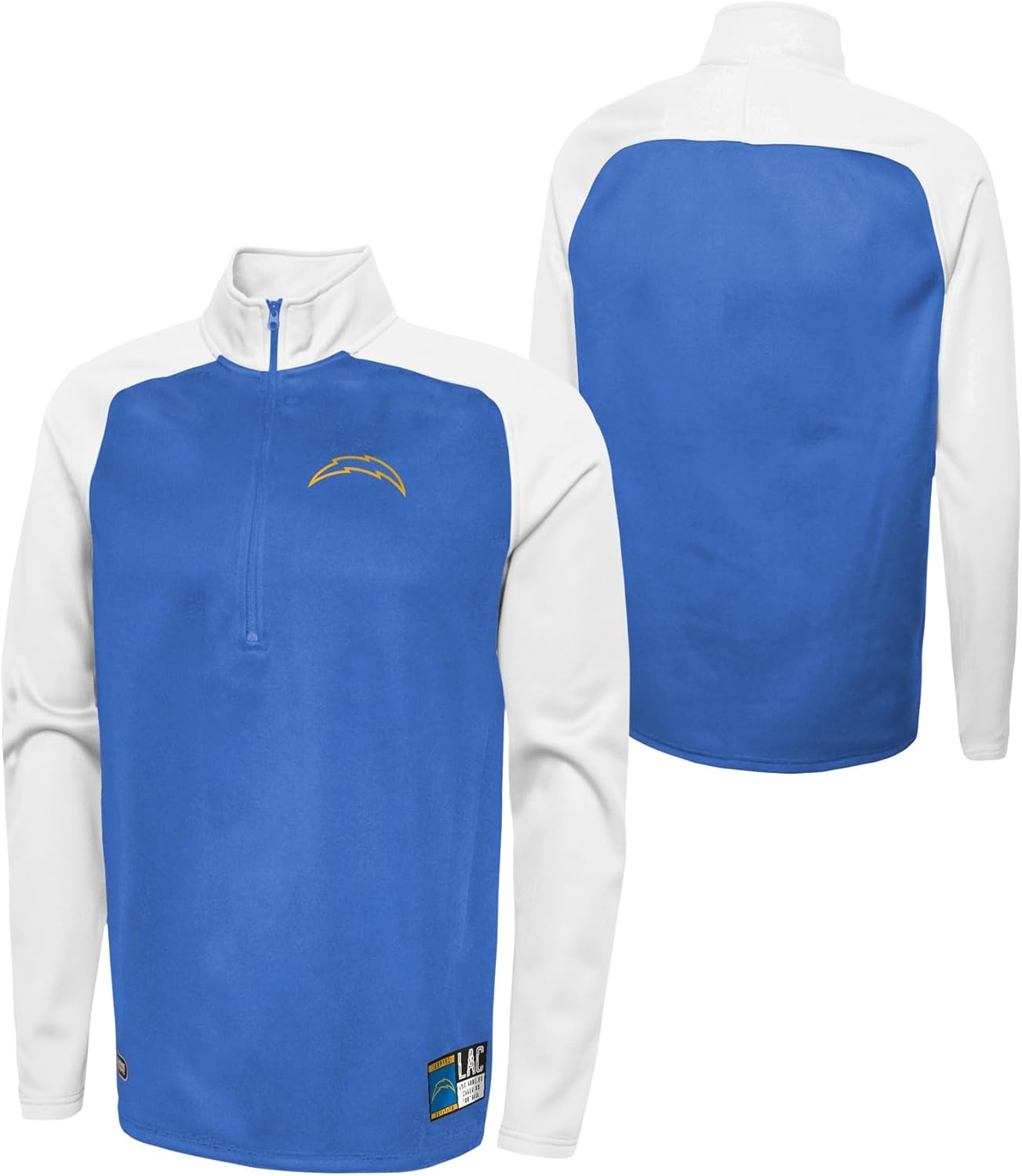 Outerstuff NFL Men's O-Line Performance 1/4 Zip Pullover Fleece Top - Image 3