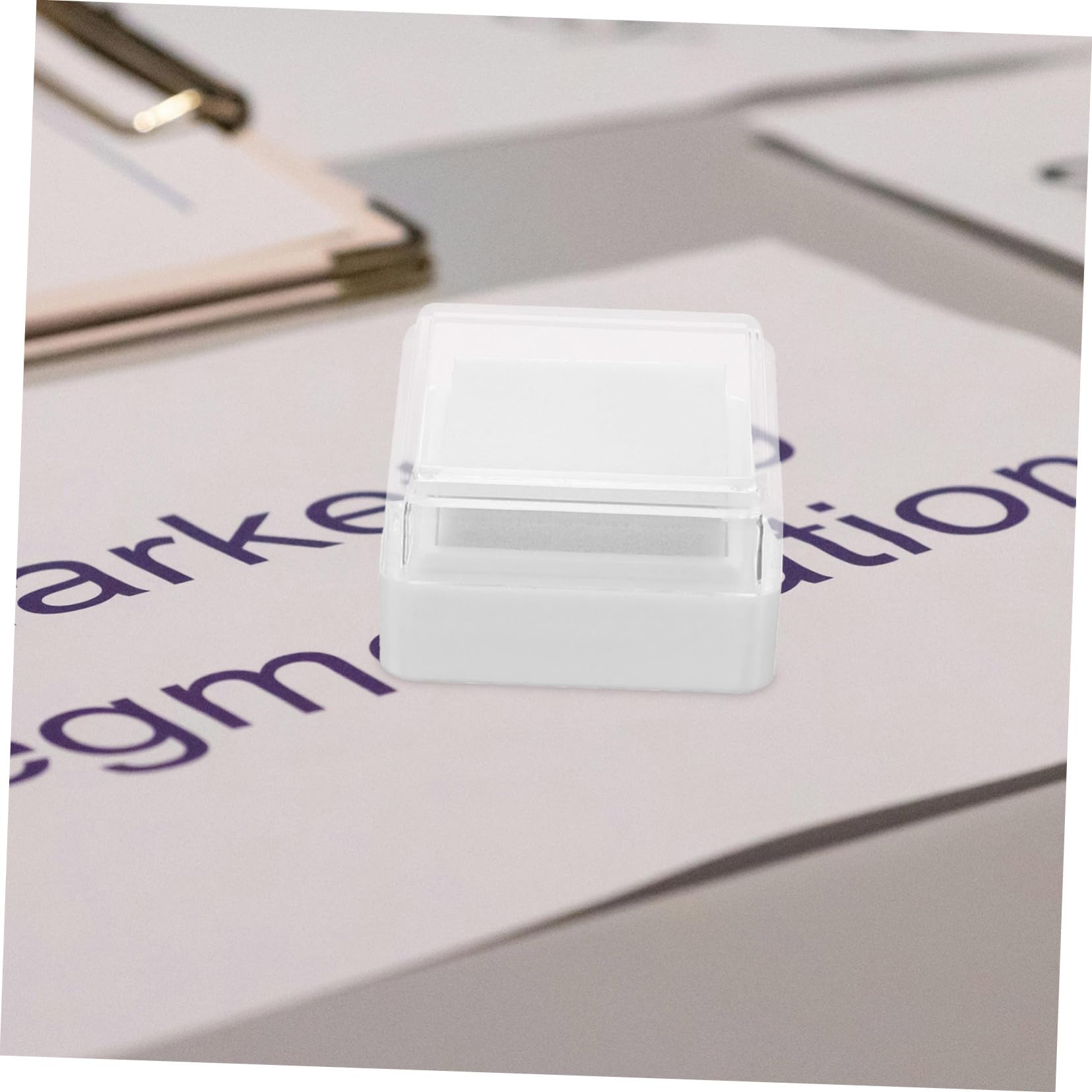 jojofuny 5 Set Tampone Di Inchiostro Vuoto Tampone Di Inchiostro Per Impronte Digitali Goffratura Tamponi Di Inchiostro Artigianali Forniture Per Ufficio Plastica 5 Pezzi*5