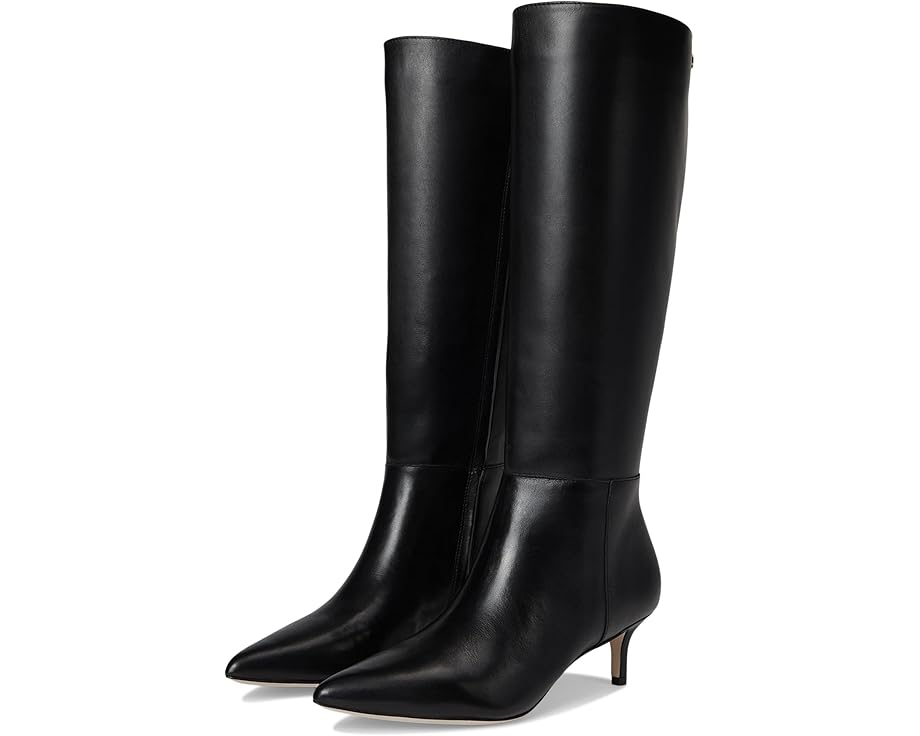 Lauren Ralph Lauren Mckay Burnished Leather Tall Boots - Pair View