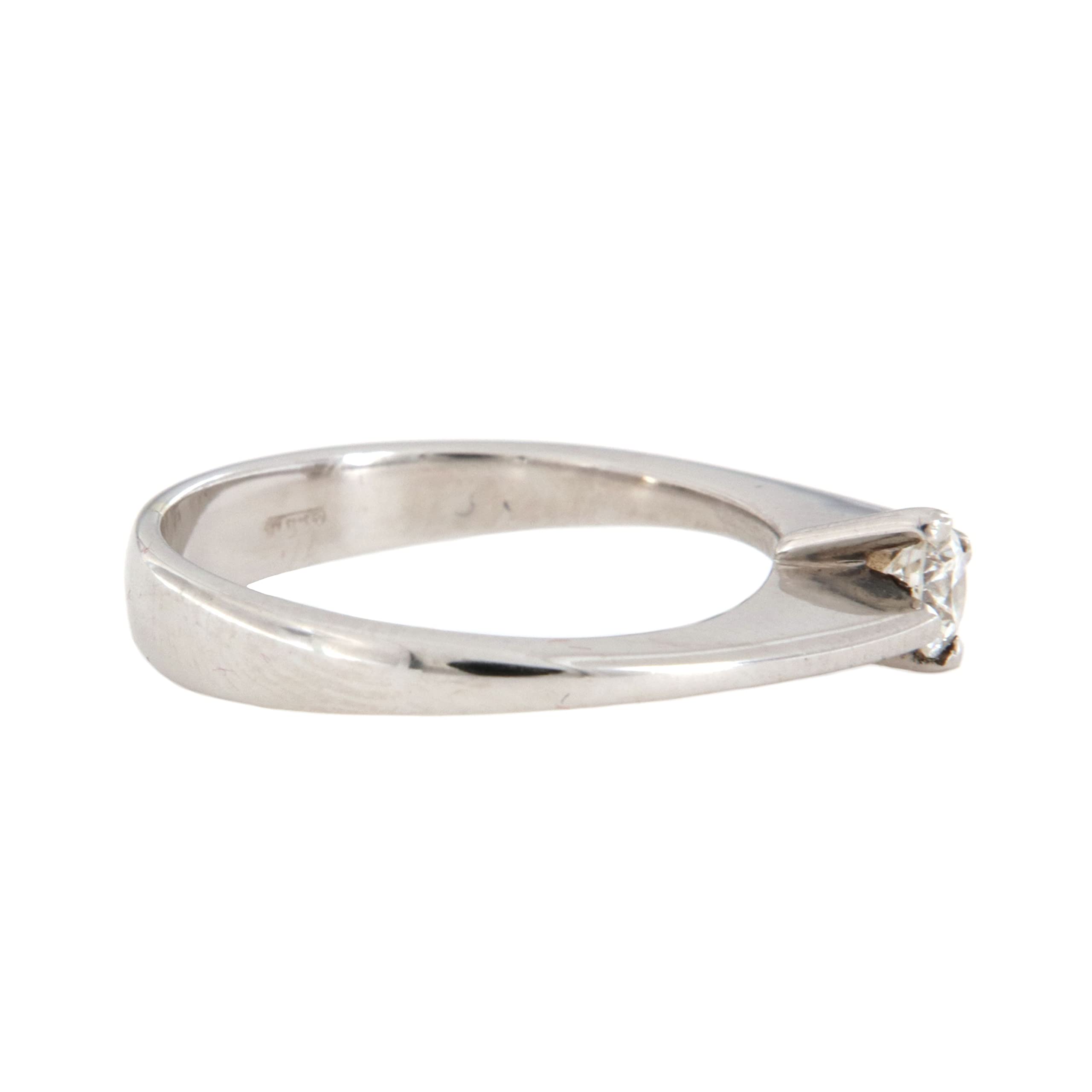 Crivelli Anello Solitario Oro Bianco Diamante