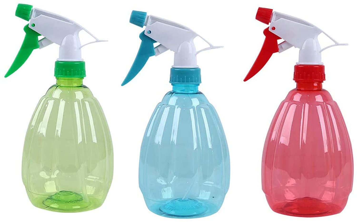 Spray Bottles for Cleaning Solutions, Excefore Plastic Empty Spray Bottle for Hair, BPA Free Material, Portable Empty Spray Bottle for Plant Garden, Multi Purpose Use Durable (3Pcs)